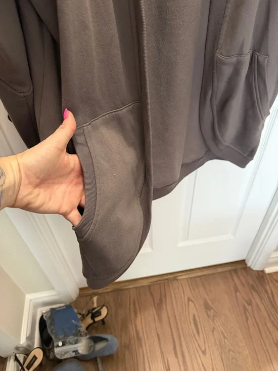 Relaxed Open-Front Cardigan - Picture 3 of 5